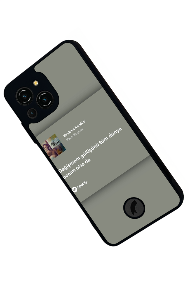 Reeder S23 Pro Max Uyumlu Sarki Sozleri Tasarımlı Glossy Premium Kılıf