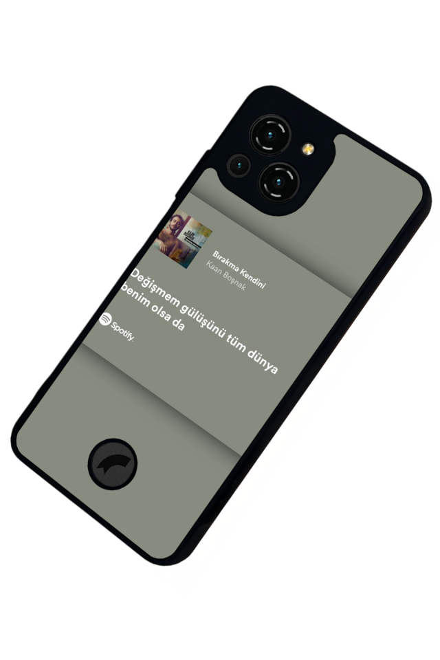 Reeder S23 Pro Max Uyumlu Sarki Sozleri Tasarımlı Glossy Premium Kılıf