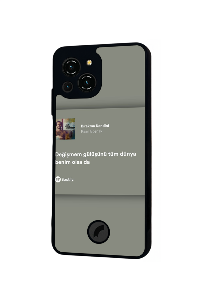 Reeder S23 Pro Max Uyumlu Sarki Sozleri Tasarımlı Glossy Premium Kılıf