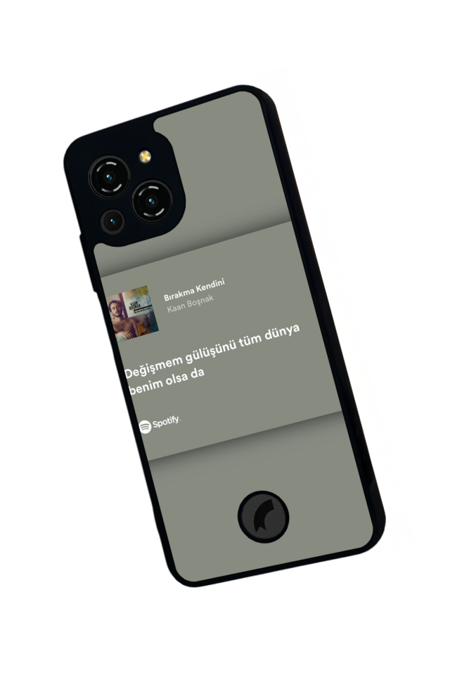 Reeder S23 Pro Max Uyumlu Sarki Sozleri Tasarımlı Glossy Premium Kılıf