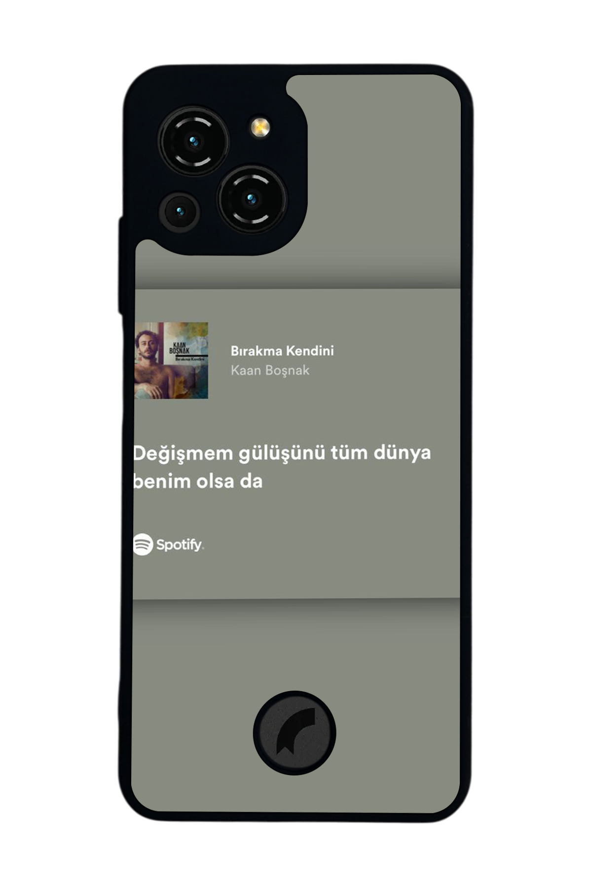 Reeder S23 Pro Max Uyumlu Sarki Sozleri Tasarımlı Glossy Premium Kılıf