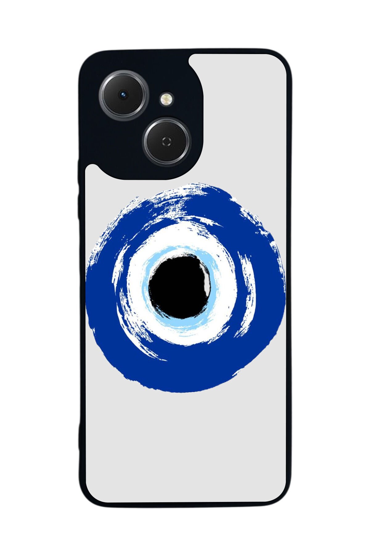 Tecno Spark 40C Uyumlu Nazar Tasarımlı Glossy Premium Kılıf