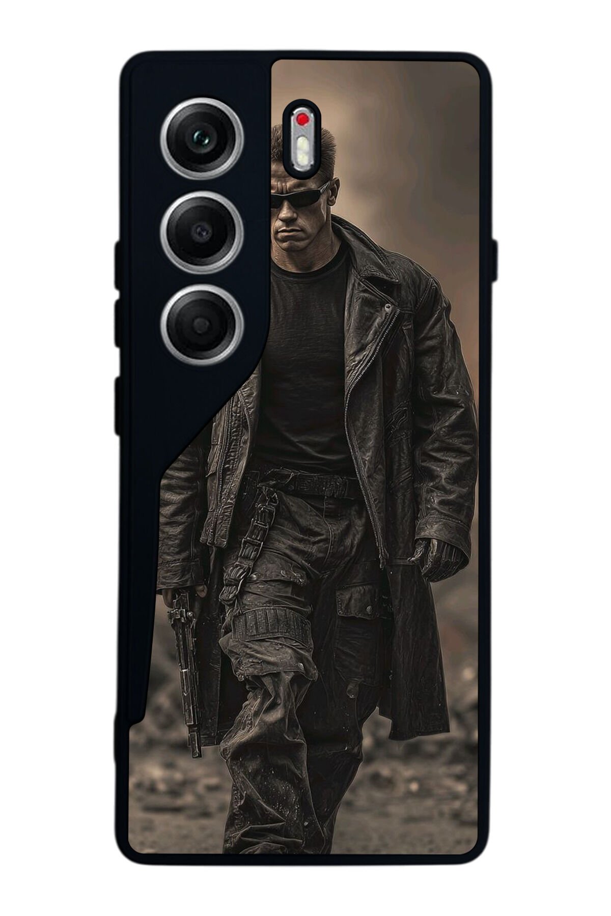 Tecno Camon 40 Uyumlu Terminator Tasarımlı Glossy Premium Kılıf