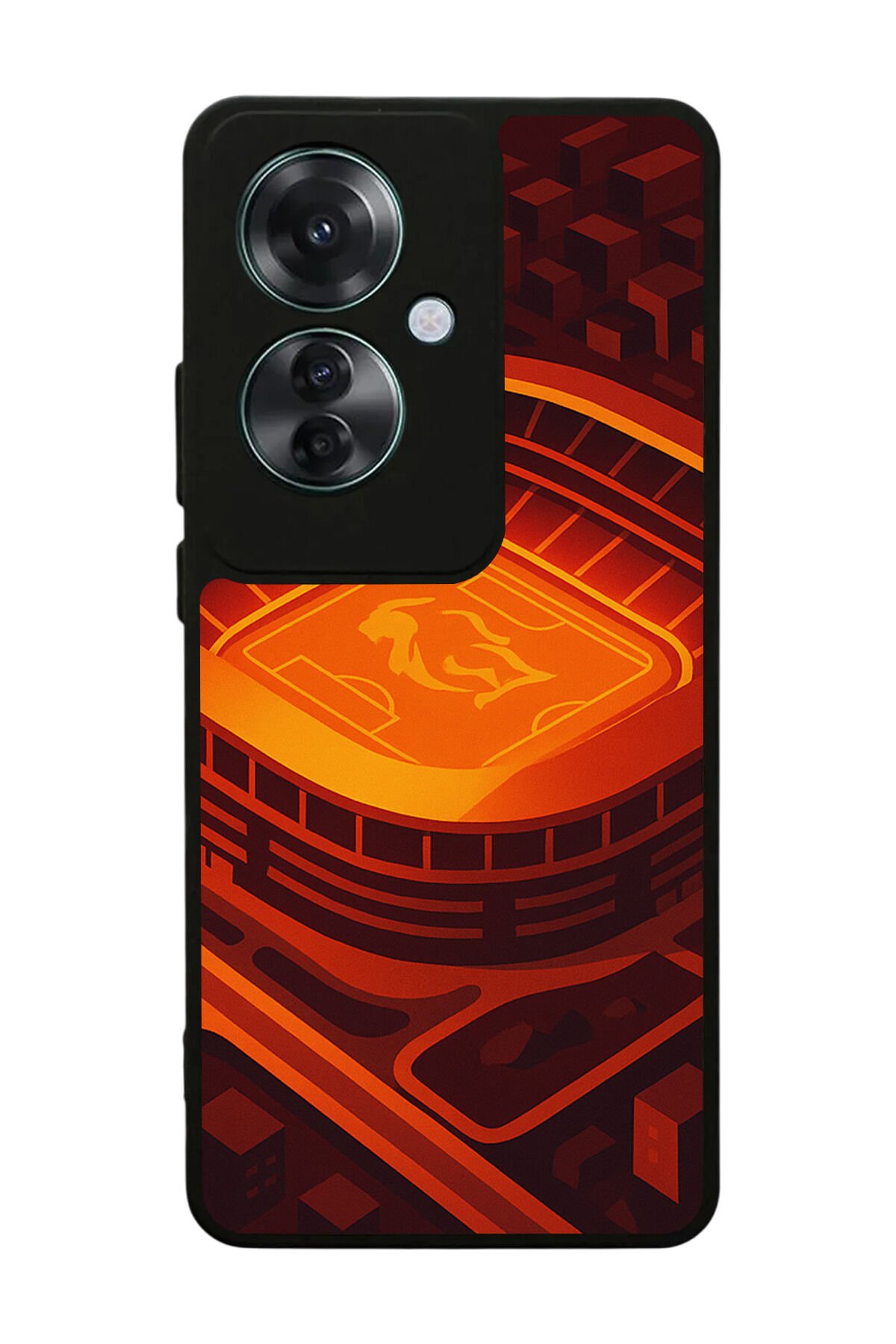 Oppo Reno 11F Uyumlu Aslan Tasarımlı Glossy Premium Kılıf