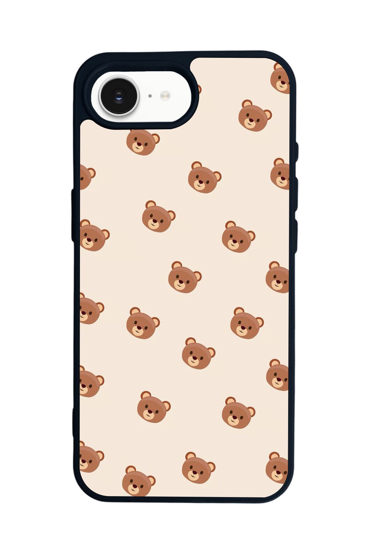 iPhone 16E Uyumlu Ayı Tasarımlı Glossy Premium Kılıf