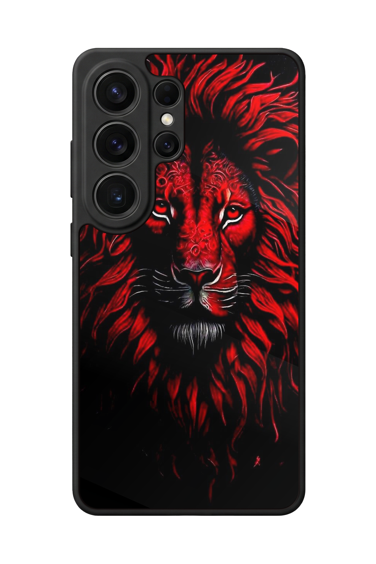 Samsung Galaxy S26 Ultra Uyumlu Aslan Tasarımlı Glossy Premium Kılıf