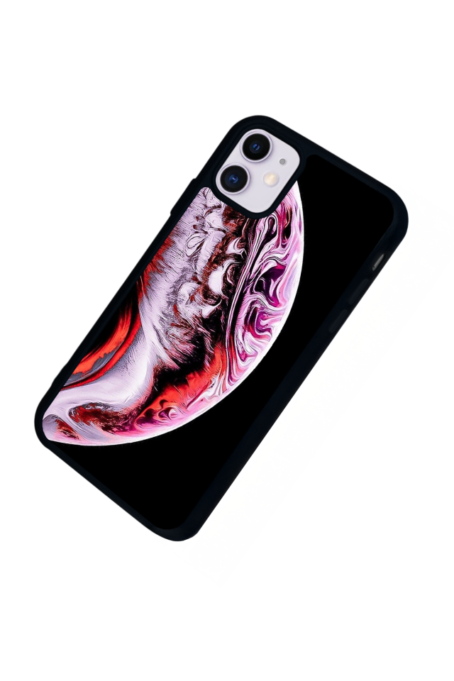 iPhone 11 Uyumlu Ay Tasarımlı Glossy Premium Kılıf