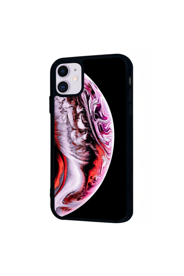 iPhone 11 Uyumlu Ay Tasarımlı Glossy Premium Kılıf