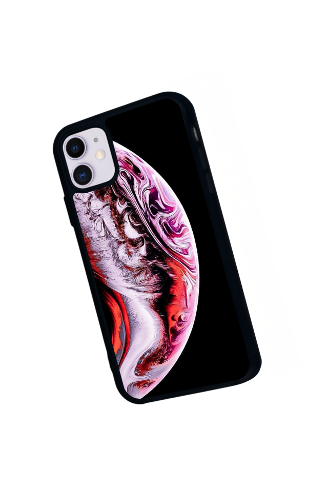 iPhone 11 Uyumlu Ay Tasarımlı Glossy Premium Kılıf