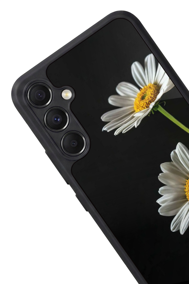 Samsung Galaxy A34 Uyumlu Cicek Tasarımlı Glossy Premium Kılıf
