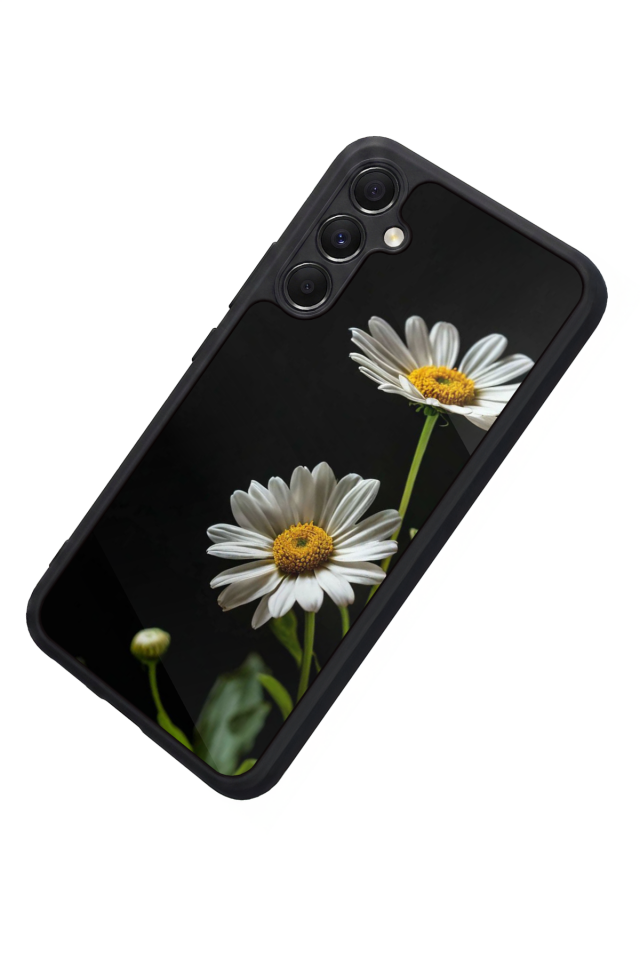 Samsung Galaxy A34 Uyumlu Cicek Tasarımlı Glossy Premium Kılıf
