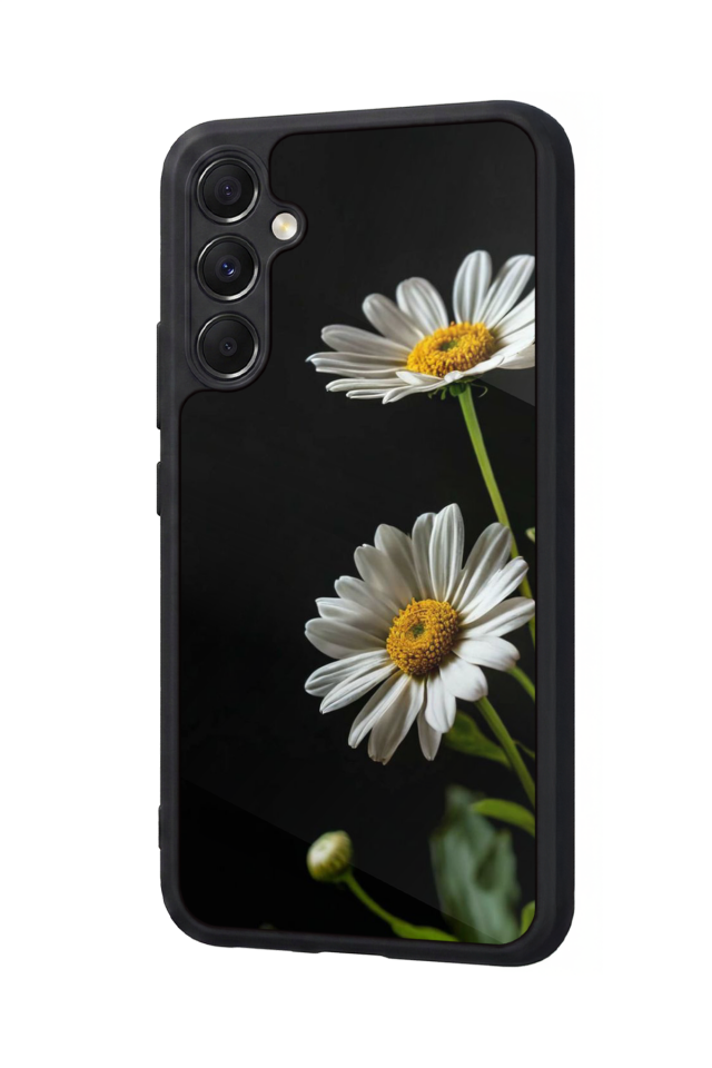 Samsung Galaxy A34 Uyumlu Cicek Tasarımlı Glossy Premium Kılıf