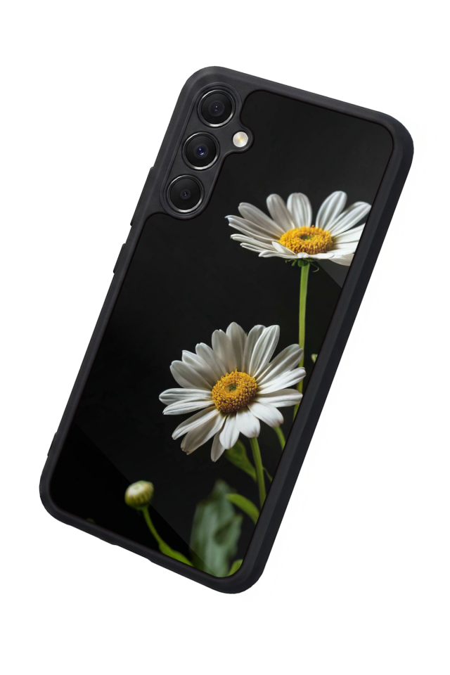 Samsung Galaxy A34 Uyumlu Cicek Tasarımlı Glossy Premium Kılıf