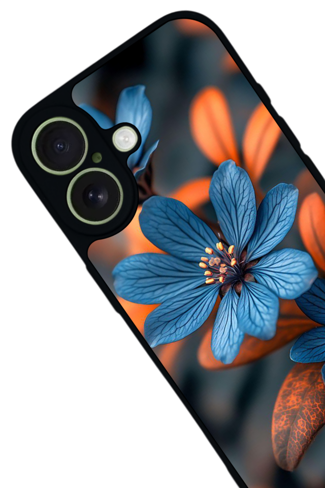 iPhone 17 Uyumlu Cicek Tasarımlı Glossy Premium Kılıf