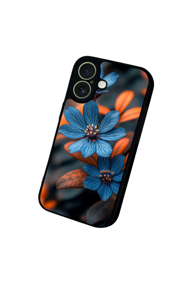 iPhone 17 Uyumlu Cicek Tasarımlı Glossy Premium Kılıf