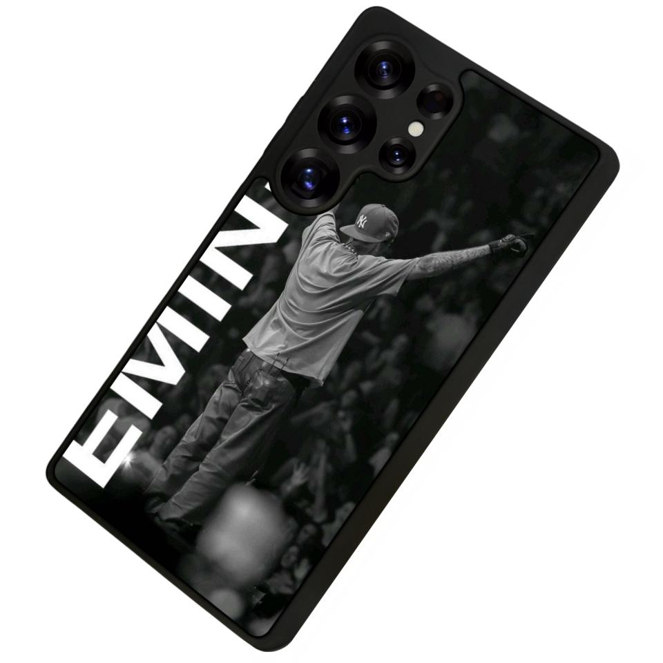 Samsung Galaxy S25 Ultra Uyumlu Eminem Tasarımlı Glossy Premium Kılıf