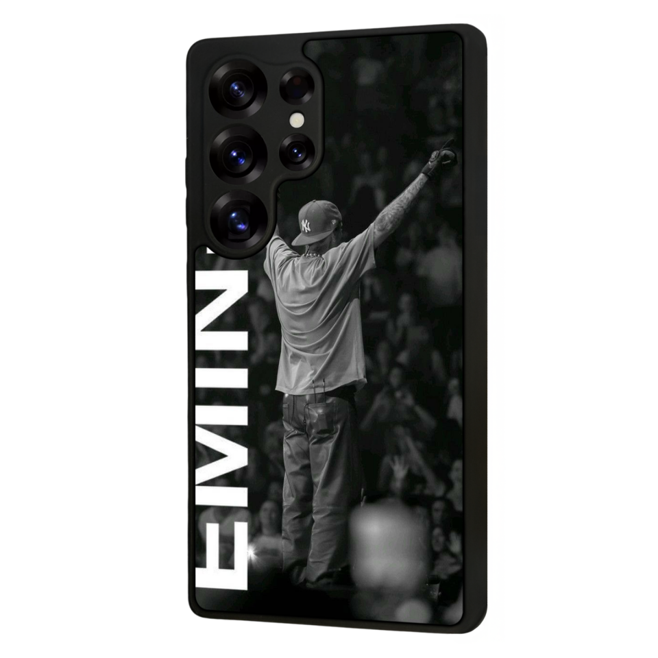 Samsung Galaxy S25 Ultra Uyumlu Eminem Tasarımlı Glossy Premium Kılıf