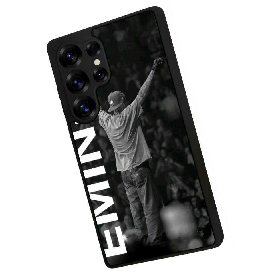 Samsung Galaxy S25 Ultra Uyumlu Eminem Tasarımlı Glossy Premium Kılıf