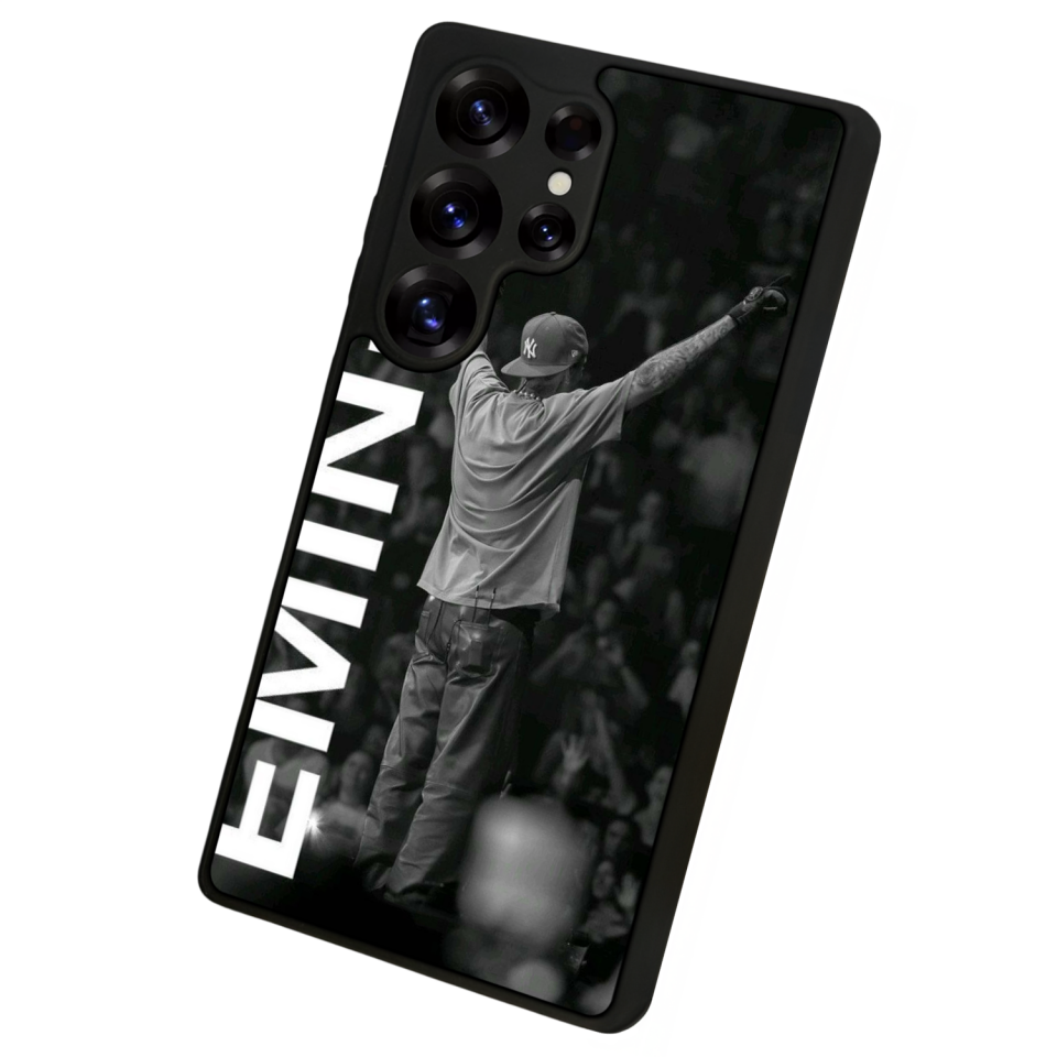 Samsung Galaxy S25 Ultra Uyumlu Eminem Tasarımlı Glossy Premium Kılıf