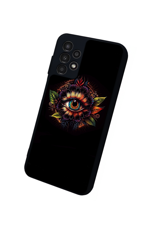 Samsung Galaxy A13 Uyumlu Göz Tasarımlı Glossy Premium Kılıf