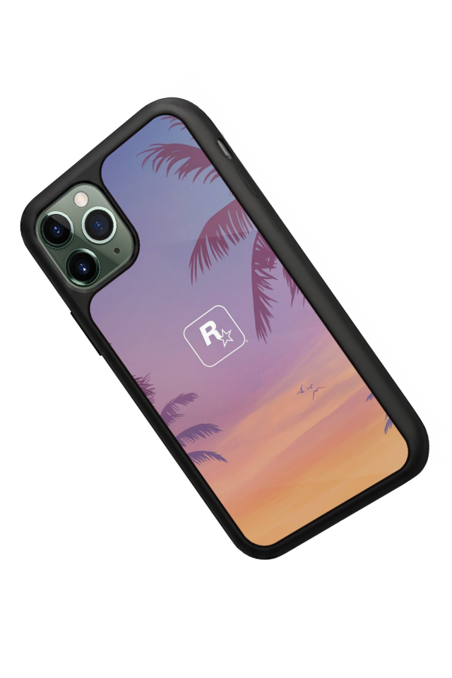 iPhone 11 Pro Max Uyumlu GTA Tasarımlı Glossy Premium Kılıf