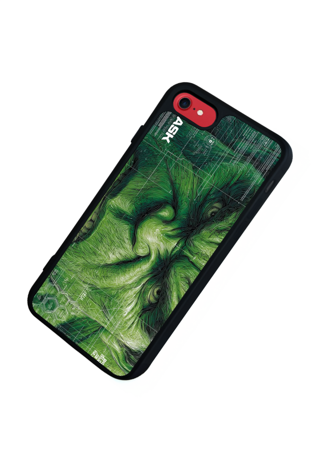 iPhone 8 Uyumlu Hulk Tasarımlı Glossy Premium Kılıf