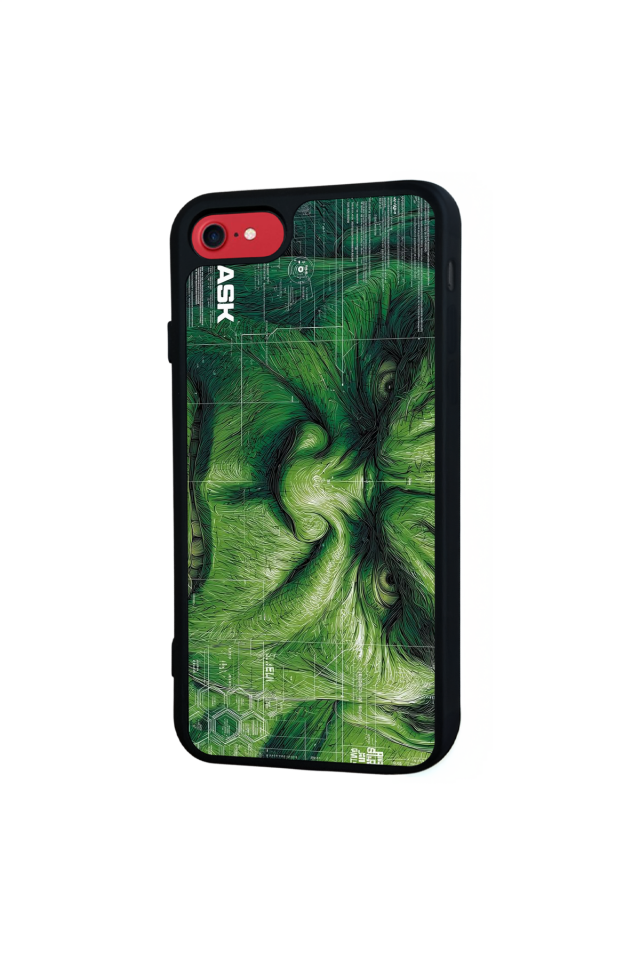 iPhone 8 Uyumlu Hulk Tasarımlı Glossy Premium Kılıf
