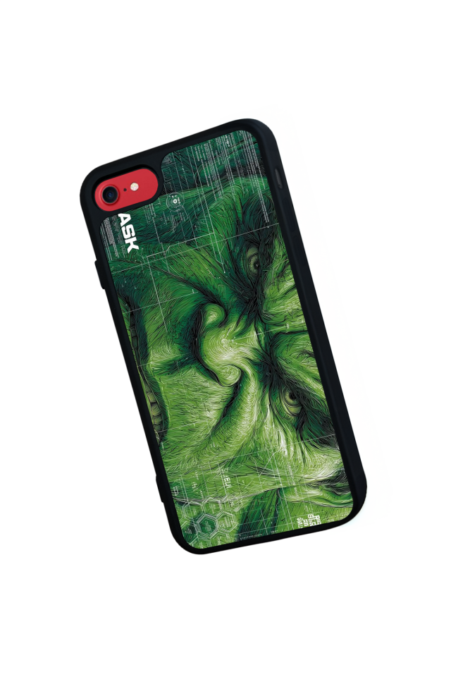 iPhone 8 Uyumlu Hulk Tasarımlı Glossy Premium Kılıf