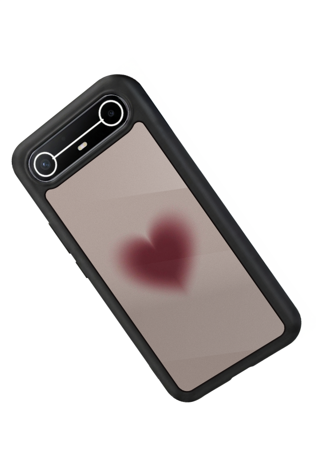 Tecno Spark Slim 5G Uyumlu Kalp Love Tasarımlı Glossy Premium Kılıf