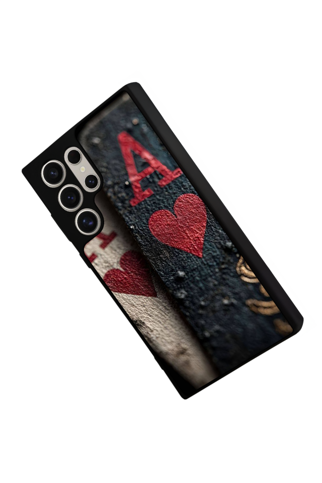 Samsung Galaxy S24 Ultra Uyumlu Kart Tasarımlı Glossy Premium Kılıf