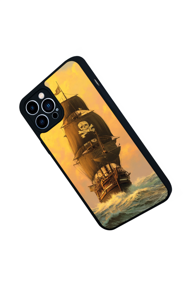 iPhone 13 Pro Max Uyumlu Korsan Tasarımlı Glossy Premium Kılıf