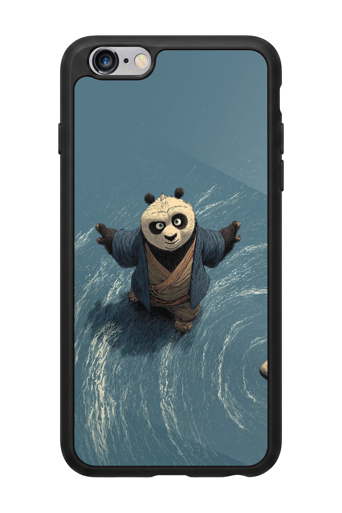 iPhone 6s Plus Uyumlu Kung Fu Panda Tasarımlı Glossy Premium Kılıf