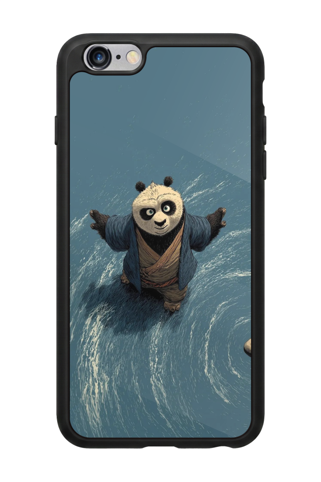 iPhone 6s Plus Uyumlu Kung Fu Panda Tasarımlı Glossy Premium Kılıf