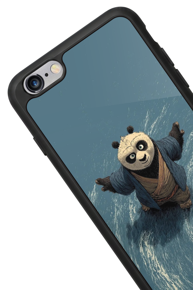 iPhone 6s Plus Uyumlu Kung Fu Panda Tasarımlı Glossy Premium Kılıf