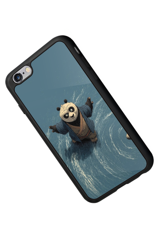 iPhone 6s Plus Uyumlu Kung Fu Panda Tasarımlı Glossy Premium Kılıf