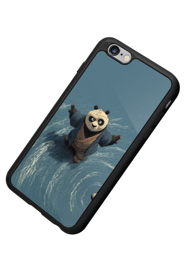 iPhone 6s Plus Uyumlu Kung Fu Panda Tasarımlı Glossy Premium Kılıf