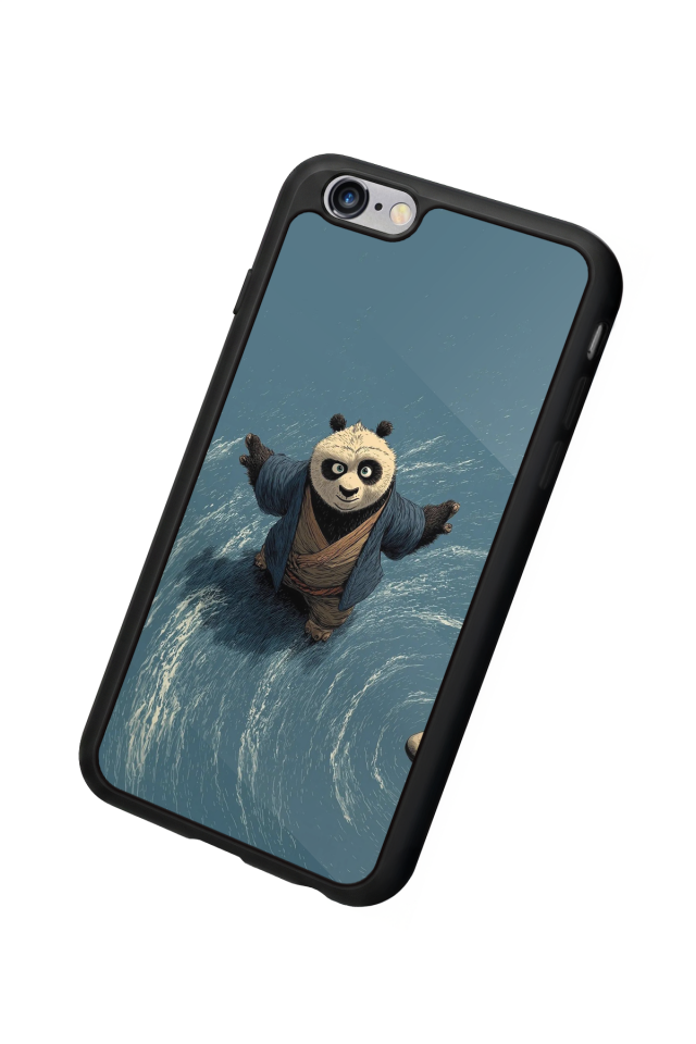 iPhone 6s Plus Uyumlu Kung Fu Panda Tasarımlı Glossy Premium Kılıf