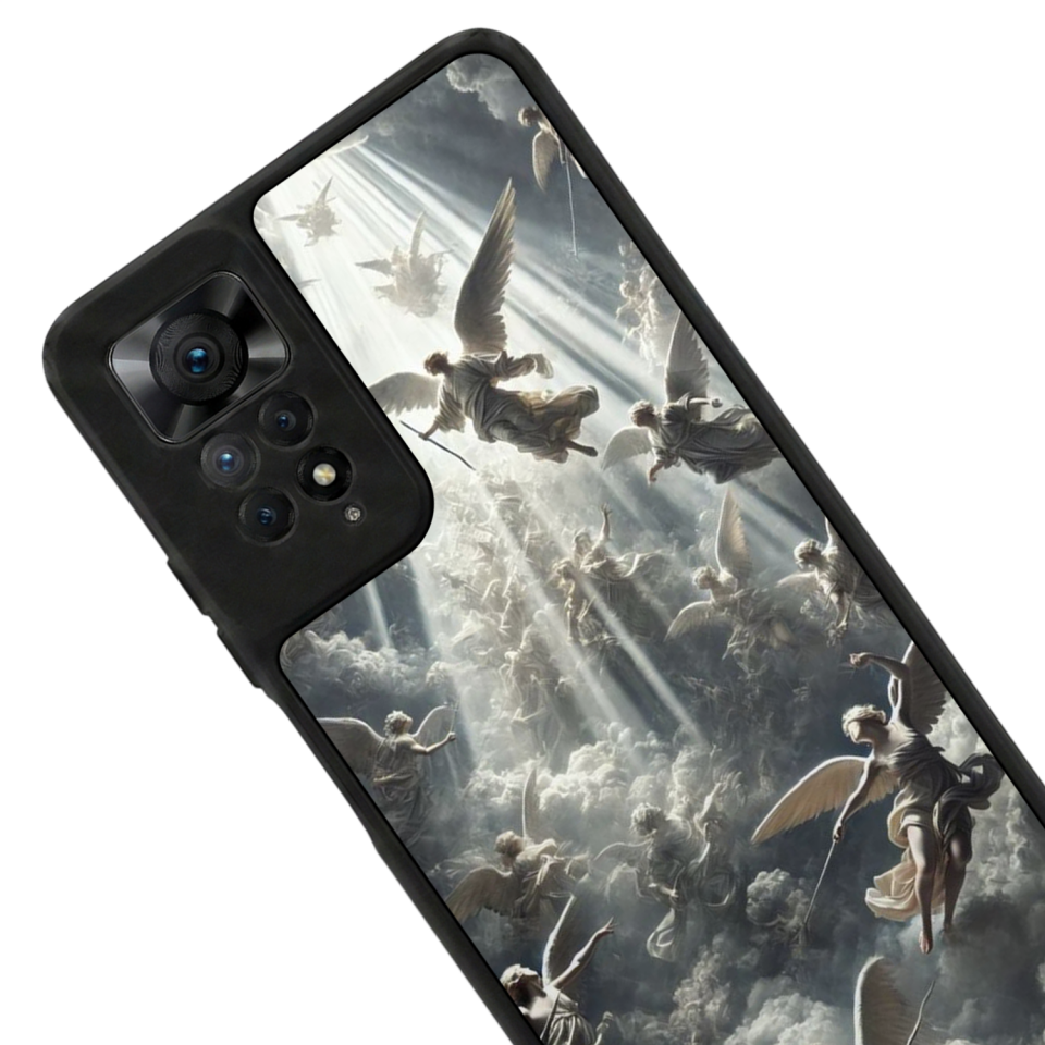 Xiaomi Redmi Note 12 Pro Uyumlu Melek Tasarımlı Glossy Premium Kılıf