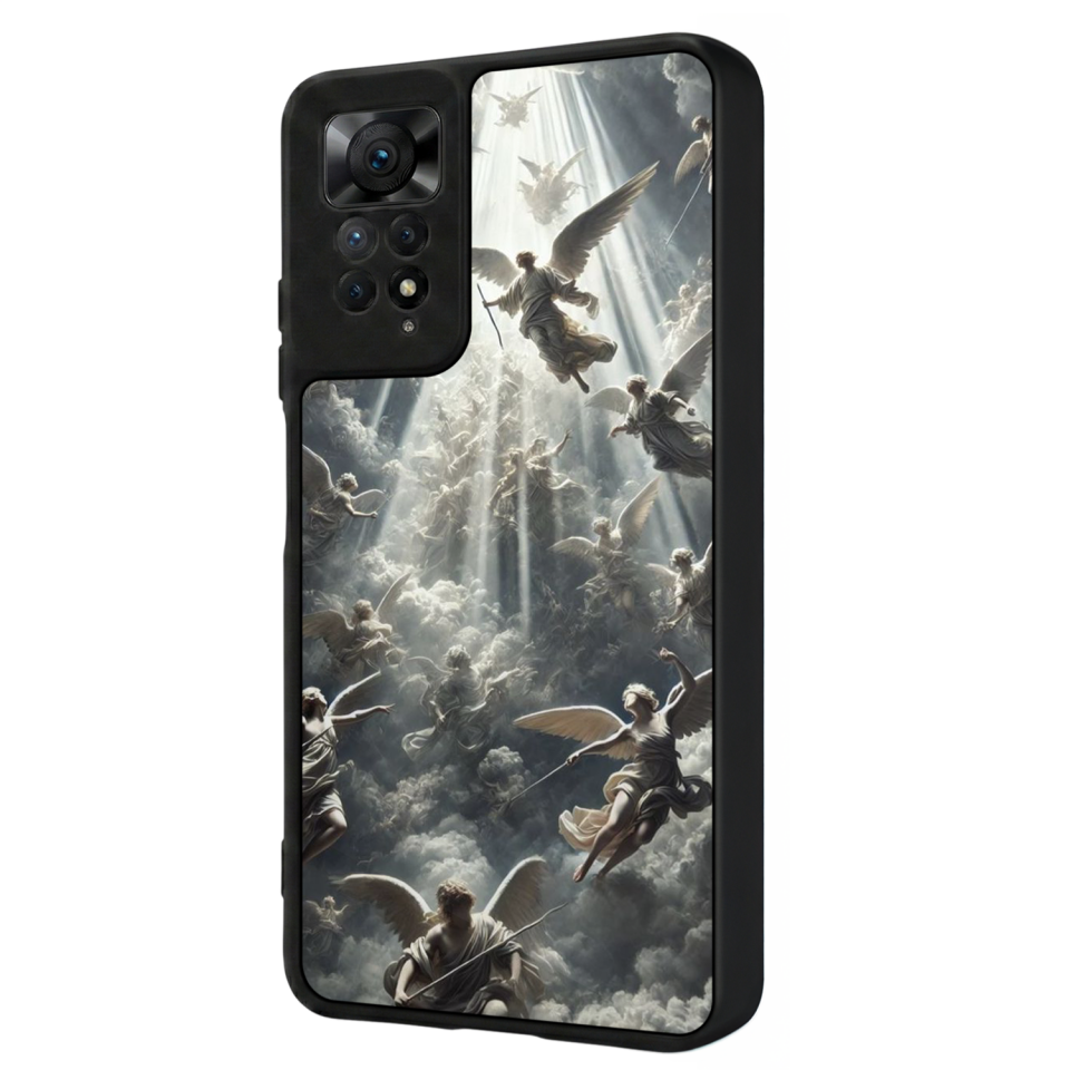 Xiaomi Redmi Note 12 Pro Uyumlu Melek Tasarımlı Glossy Premium Kılıf