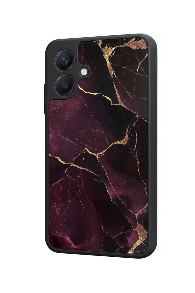 Samsung Galaxy A07 Uyumlu Mermer Marble Tasarımlı Glossy Premium Kılıf