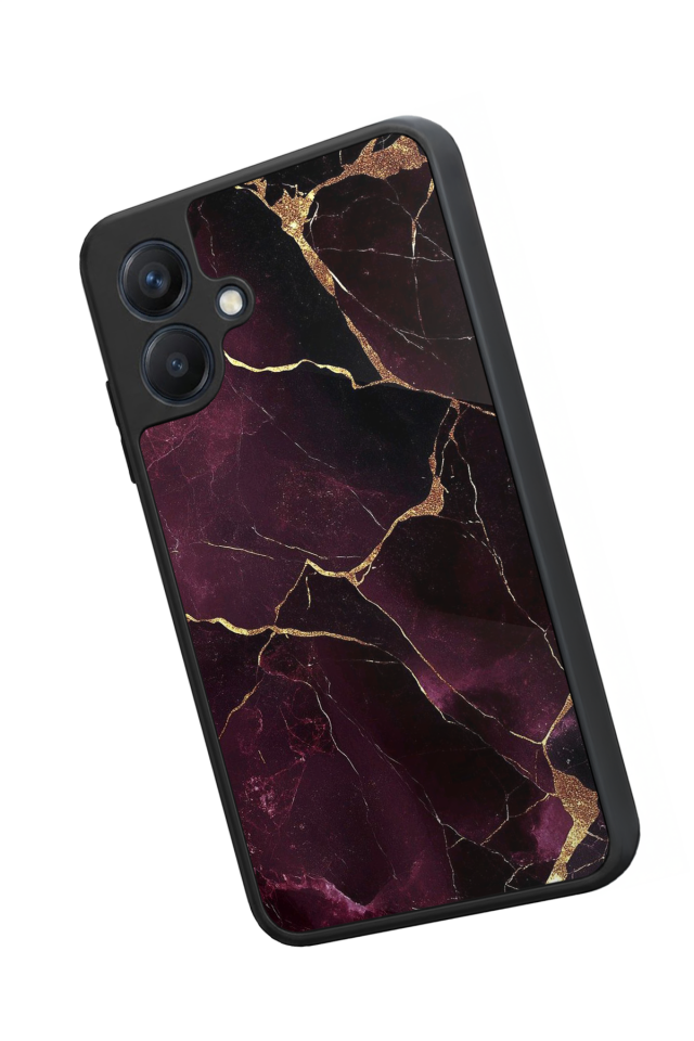 Samsung Galaxy A07 Uyumlu Mermer Marble Tasarımlı Glossy Premium Kılıf