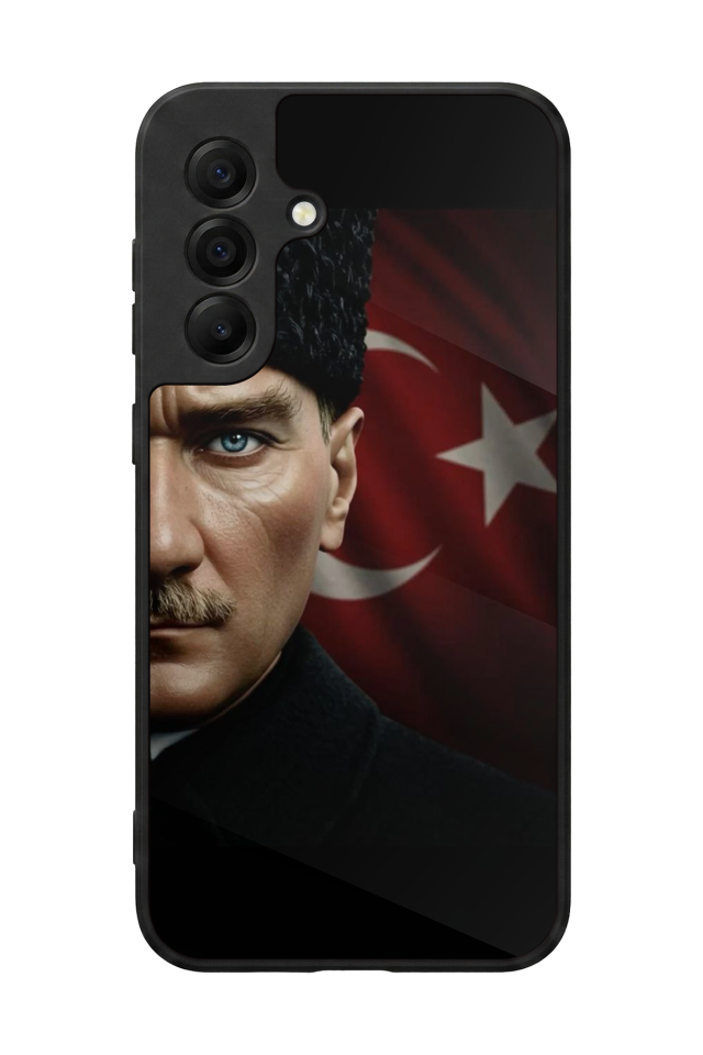 Samsung Galaxy A17 Uyumlu Mustafa Kemal Ataturk Tasarımlı Glossy Premium Kılıf