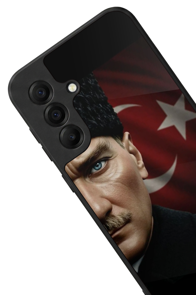Samsung Galaxy A17 Uyumlu Mustafa Kemal Ataturk Tasarımlı Glossy Premium Kılıf