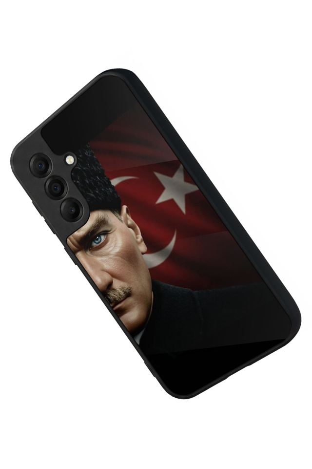 Samsung Galaxy A17 Uyumlu Mustafa Kemal Ataturk Tasarımlı Glossy Premium Kılıf