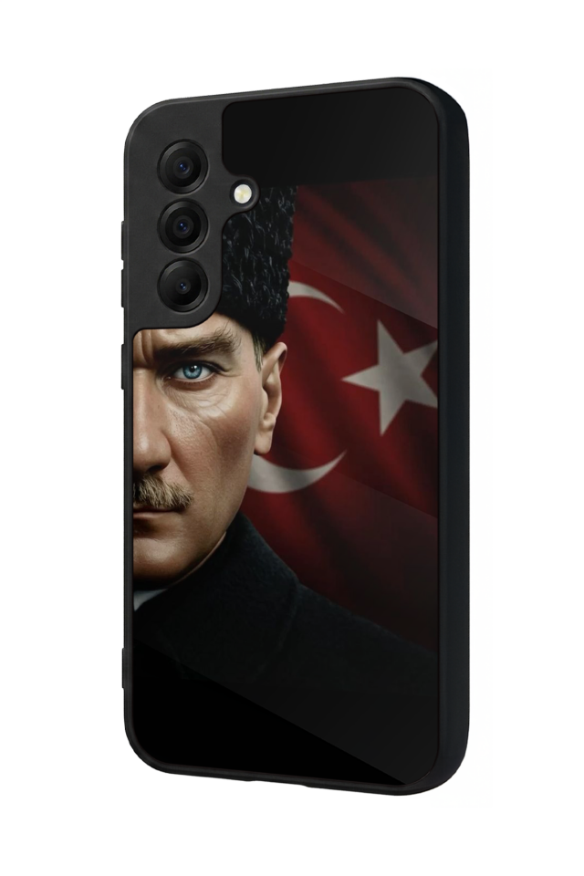 Samsung Galaxy A17 Uyumlu Mustafa Kemal Ataturk Tasarımlı Glossy Premium Kılıf