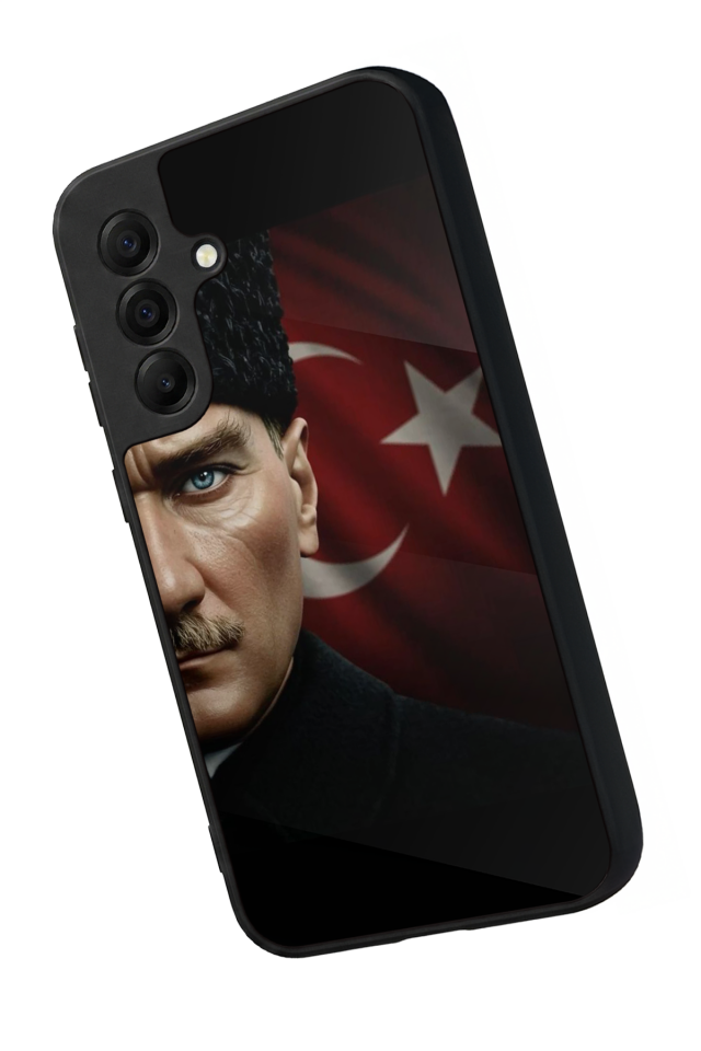 Samsung Galaxy A17 Uyumlu Mustafa Kemal Ataturk Tasarımlı Glossy Premium Kılıf