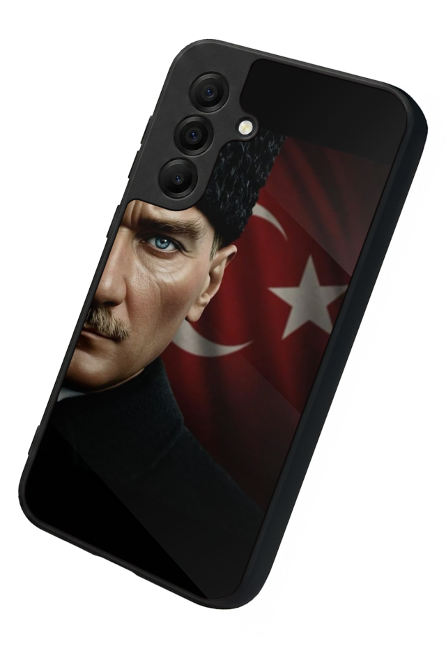 Samsung Galaxy A17 Uyumlu Mustafa Kemal Ataturk Tasarımlı Glossy Premium Kılıf
