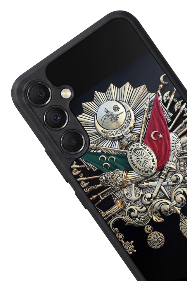 Samsung Galaxy M34 Uyumlu Osmanli Tugrasi Tasarımlı Glossy Premium Kılıf