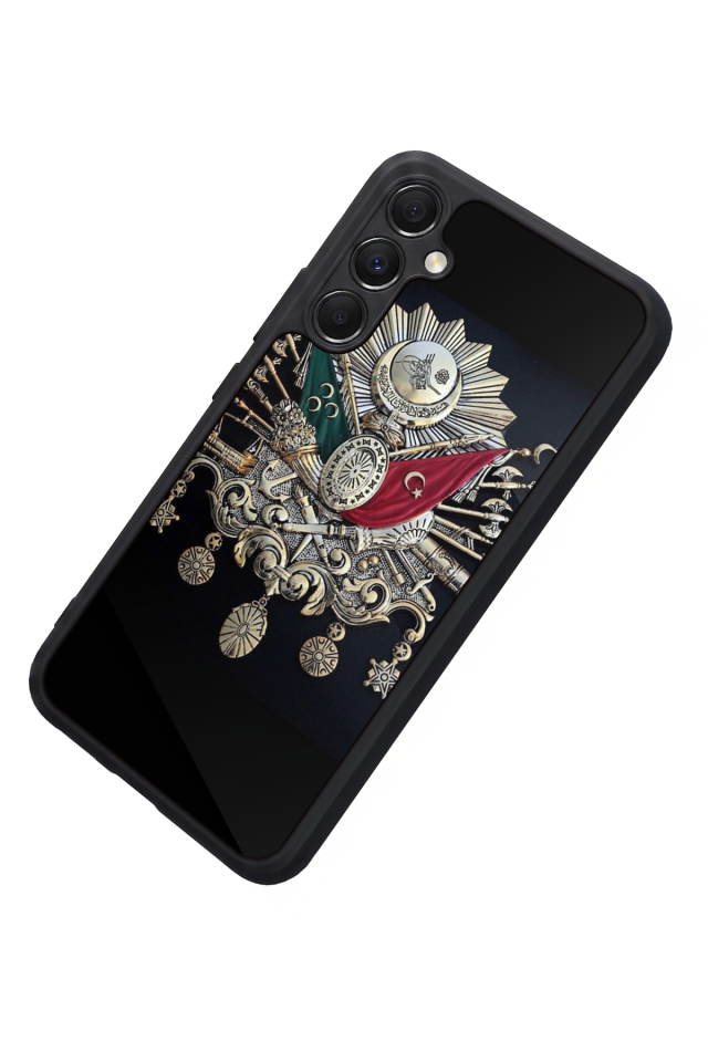 Samsung Galaxy M34 Uyumlu Osmanli Tugrasi Tasarımlı Glossy Premium Kılıf
