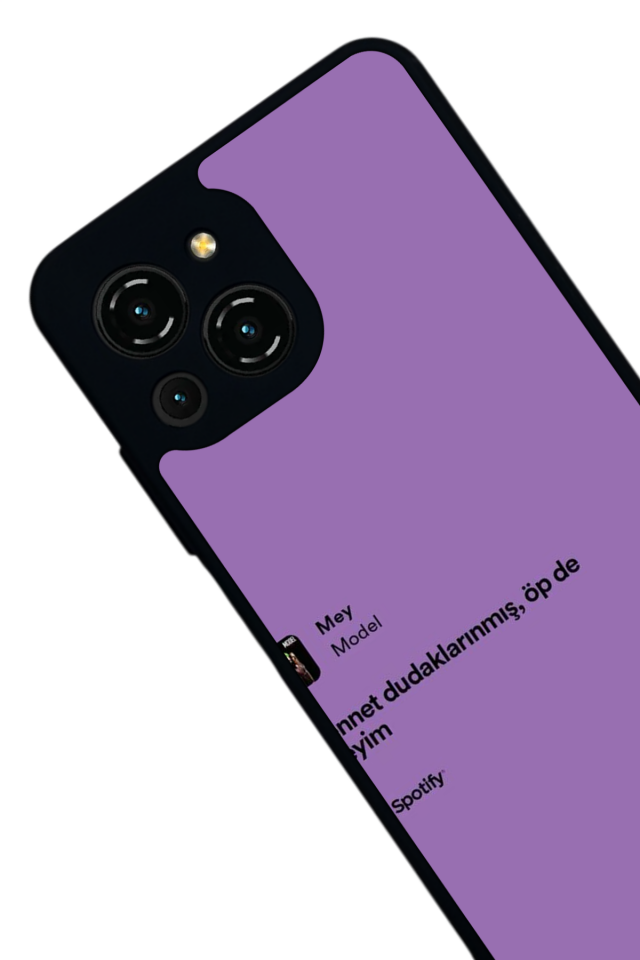 Reeder S23 Pro Max Uyumlu Sarki Sozleri Tasarımlı Glossy Premium Kılıf